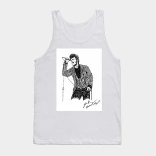 J Brown Godfather Of Soul Original Ink Drawing Print Tank Top